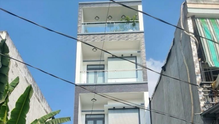 NHỈNH 6 TỶ - NHÀ 4 TẦNG - Ô TÔ 7 CHỔ NGŨ TRONG NHÀ - 4x19m - HUỲNH TẤN PHÁT - NGAY TRUNG TÂM NHÀ BÈ