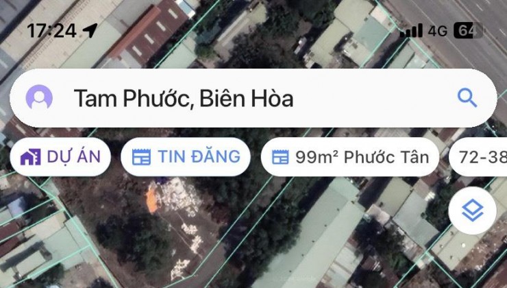 Dãy trọ 5x25, 5 phòng giá 1.15 tỷ Tam Phước, Biên Hòa, Đồng Nai