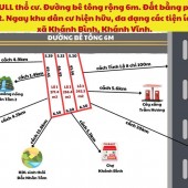 BÁN NHANH 3 LÔ ĐẤT THỔ CƯ, CHÍNH CHỦ GIÁ SỐC TẠI KHÁNH BÌNH - KHÁNH VĨNH!