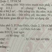 Bán nhà phố thảo điền quận 2