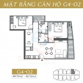 Bán căn hộ 82m2 le grand jardin tòa G4, G5 bc hướng TB sài đồng, long biên