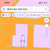 Bán đất TĐC Bình Hoà, giáp Bửu Long, đường nhựa đẹp chỉ 1tỷ6