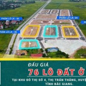 Đấu giá Khu dân cư số 4- TT Thắng- Hiệp Hoà- BG giá F0