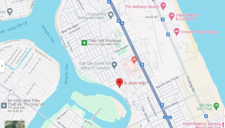 ► Đất MT Nước Mặn 7, sát bờ Chương Dương, 125m2, 4.2 tỷ