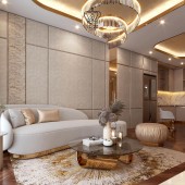 Sống trong tác phẩm nghệ thuật - Khám phá căn hộ 2PN tại Golden Crown Hải Phòng