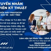 Tuyển Dụng Nhân Viễn Kỹ Thuật Sửa Máy Photocopy