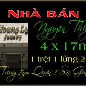 Nhà phố 4 x 17m 1 trệt 3 lầu Nguyễn Thiệp trung tâm tài chính Q1 TP.HCM