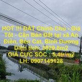 HOT !!! ĐẤT Chính Chủ - Giá Tốt - Cần Bán Đất tại xã An Điền, Bến Cát, Bình Dương