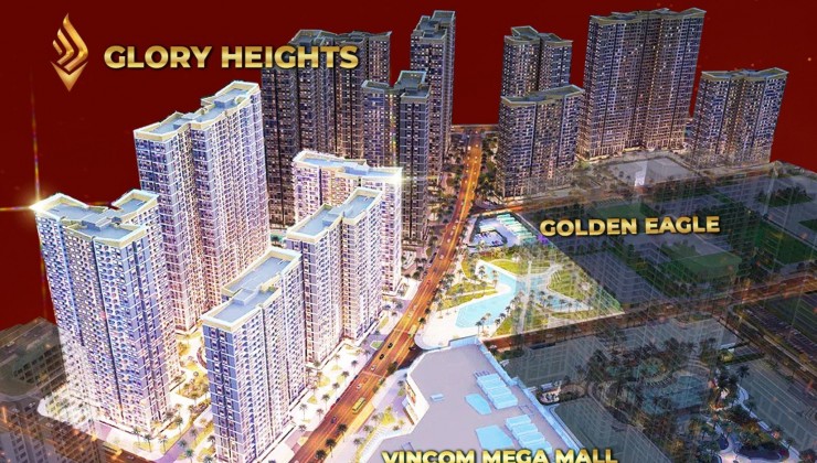 Chuyển nhượng hợp đồng căn 2PN 59m2 Glory Heights tại Vinhomes Grand Park view nội khu cực đẹp