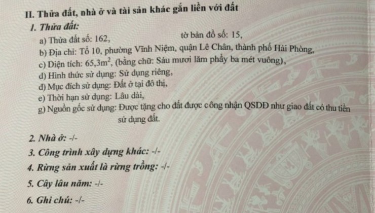 Bán nhà độc lập xây mới có sân cổng, 65m 4 tầng GIÁ 4.35 tỉ gần ngã 4 Thiên Lôi - Phúc Tăng