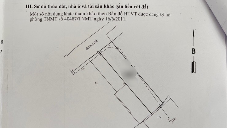 BÁN ĐẤT (9X46) TẶNG NHÀ XƯỞNG SẴN DÒNG TIỀN MT 9M THẠNH LỘC 15, Q12 NHĨNH 1X TỶ