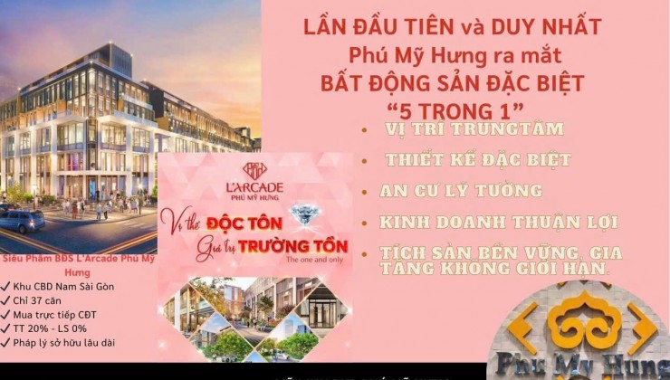 Cập nhật ưu đãi mới nhất dự án Larcade Phú Mỹ Hưng Tháng 9/2024 0901323786