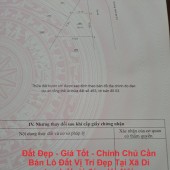 Đất Đẹp - Giá Tốt - Chính Chủ Cần Bán Lô Đất Vị Trí Đẹp Tại Xã Di trạch Hoài đức, Hà Nội