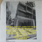 NHÀ ĐẸP - GIÁ TỐT - CHÍNH CHỦ Cần Bán Nhanh Căn Biệt Thự Shophouse .