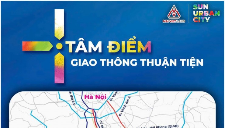 KHU BIỆT THỰ TẠI DỰ ÁN THÀNH PHỐ THỜI ĐẠI VÀ ÁNH SÁNG - SUN URBAN CITY HÀ NAM.