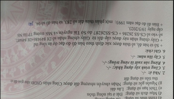 CHÍNH CHỦ CẦN BÁN LÔ GÓC ĐỐI DIỆN VƯỜN HOA TẠI KHU ĐÔ THỊ NGUYÊN KHÊ - ĐÔNG ANH - HÀ NỘI