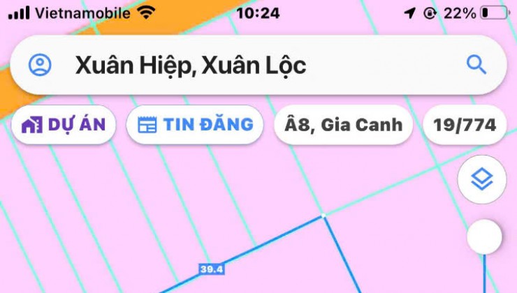 cần bán gấp lô đất 1362,7mv tại xuân hiệp, xuân Lộc, Đồng Nai