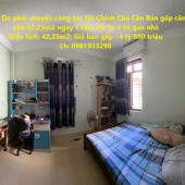 GẤP Do phải chuyển công tác Tôi Chính Chủ Cần Bán gấp căn nhà 42,25m2 ngay T.Tâm Hà Trì ô tô qua nhà