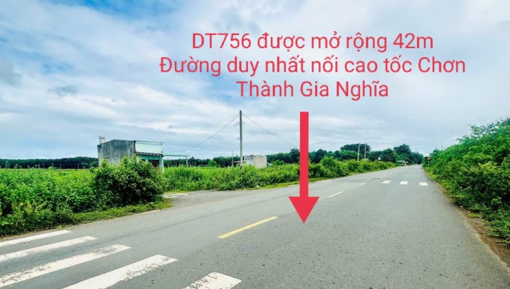 ai muốn mua kinh doanh thì em có lô ngay thị xã chơn thành mt đường 42m