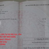 GẤP! Chính Chủ Cần Bán Gấp Đất Tại Xã Mỹ Lộc, Cần Giuộc, Long An(KHÔNG TIẾP MÔI GIỚI)