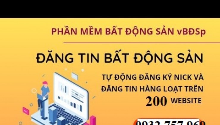 Phần Mềm Đăng Tin Bất Động Sản VBDS goi ngay 0932757969