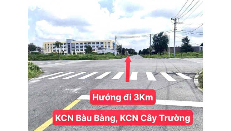 BÁN GẤP ĐẤT TÂN LONG - PHÚ GIÁO - BÀU BÀNG -  300Triệu - Công chứng ngay