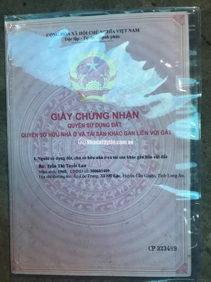 Nhà phố Huyện Cần Giuộc – Bán nhanh, giá cực tốt