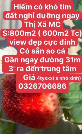 BÁN ĐẤT NỀN MỘC CHÂU GIÁ ĐẦU TƯ