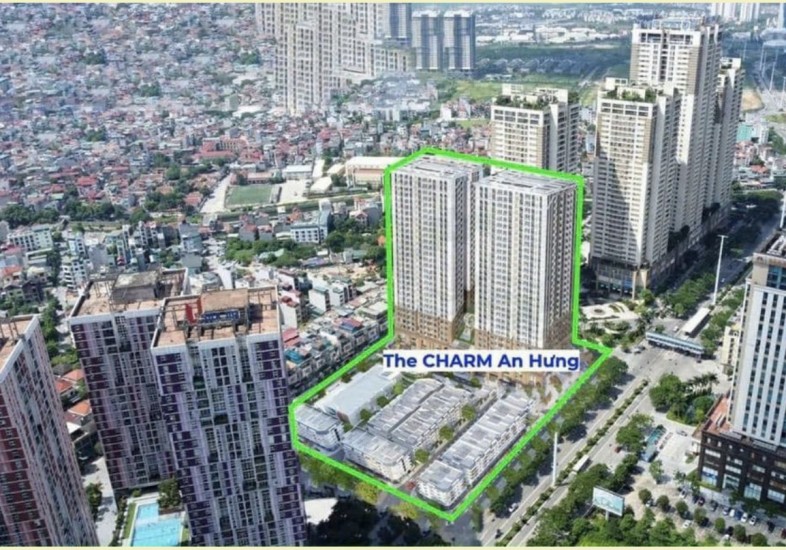 Bán căn hộ CHUNG CƯ CAO CẤP THE CHARM AN HƯNG HÀ ĐÔNG 75,8m2 tại La Khê, Hà Đông, giá siêu hời 5,8 tỷ