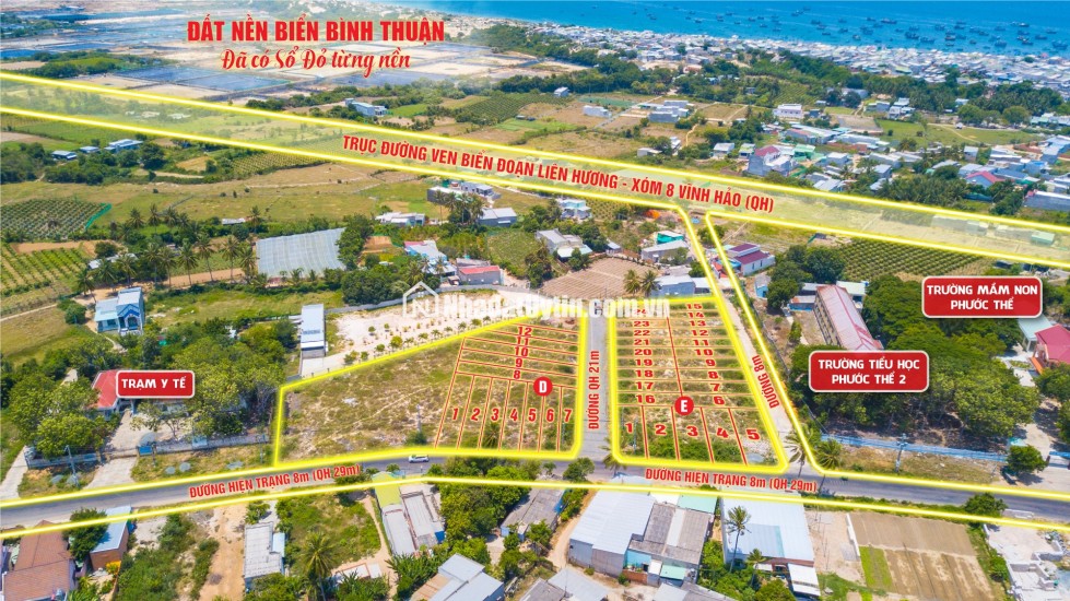 BÁN ĐẤT BIỂN LIÊN HƯƠNG, BÌNH THUẬN  – CƠ HỘI VÀNG CHO NHÀ ĐẦU TƯ!