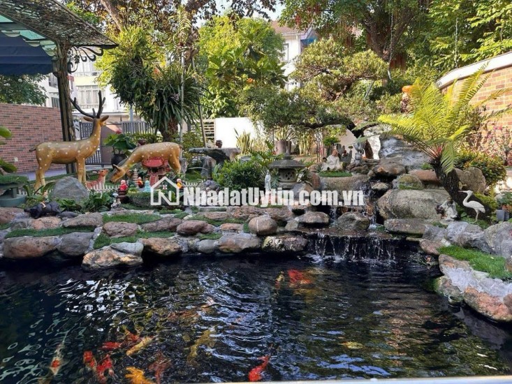 BIỆT THỰ SÂN VƯỜN GAMUDA GARDENS - MẶT TIỀN KHỦNG 12M, 320M2, NỘI THẤT TIỀN TỶ - GIÁ 98 TỶ