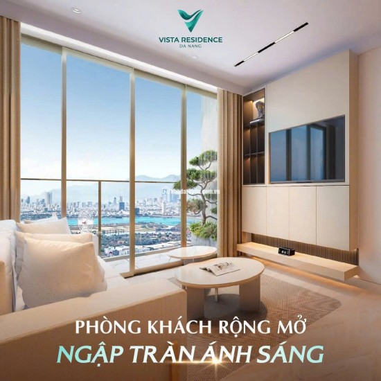 Bán Căn Hộ 2 Phòng Ngủ Vista Residence Đà Nẵng,Vị trí đẹp,trung tâm TP- Phong Cách Sống Tiện Nghi, Hiện Đại