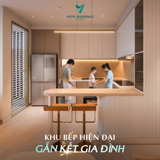 Bán Căn Hộ 2 Phòng Ngủ Vista Residence Đà Nẵng,Vị trí đẹp,trung tâm TP- Phong Cách Sống Tiện Nghi, Hiện Đại