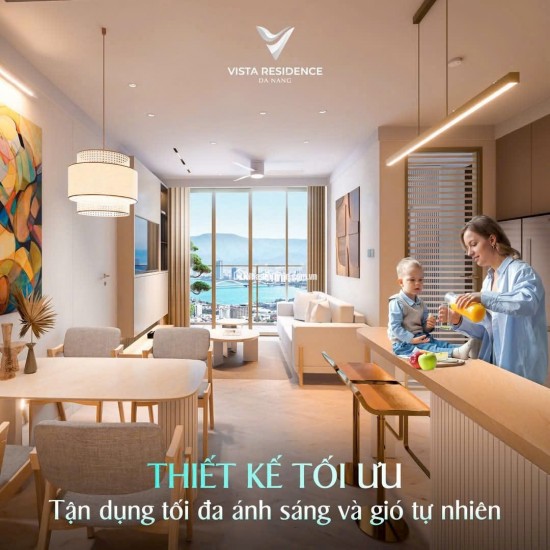 Bán Căn Hộ 2 Phòng Ngủ Vista Residence Đà Nẵng,Vị trí đẹp,trung tâm TP- Phong Cách Sống Tiện Nghi, Hiện Đại