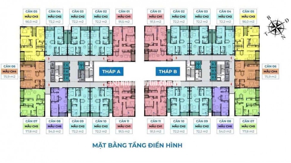 Quỹ căn The Charm An Hưng 54m2 rẻ hơn cdt 300tr và nhiều ưu đãi khác !!