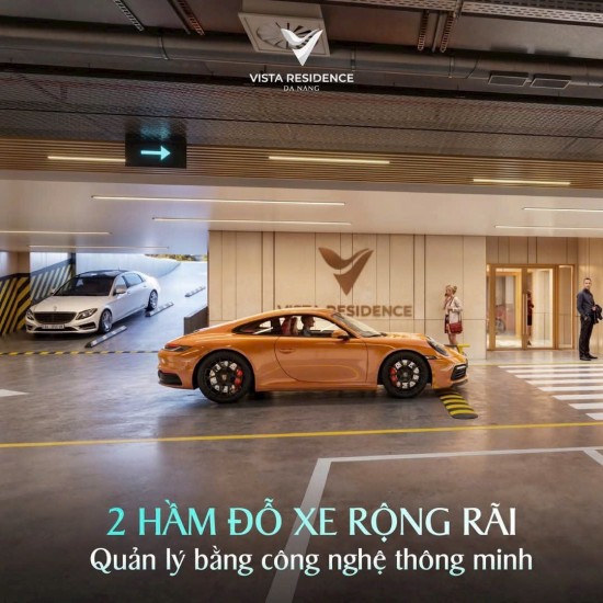 Giỏ hàng độc quyền- Bán gấp căn hộ Vista Residence trung tâm Đà Nẵng, 2PN, 2WC, view sông Hàn