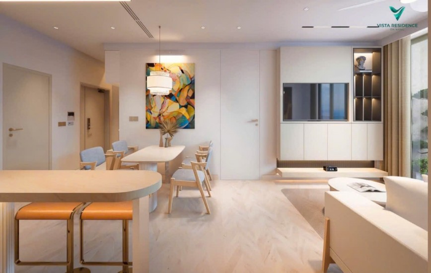 Giỏ hàng độc quyền- Bán gấp căn hộ Vista Residence trung tâm Đà Nẵng, 2PN, 2WC, view sông Hàn