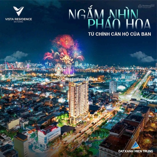 CỰC HIẾM Căn hộ 3PN 112M2 RẺ NHẤT ĐÀ NẴNG CHỈ TỪ 1,3 TỶ VIEW PHÁO HOA  SÁT SÔNG HÀN SỞ HỮU LÂU DÀI