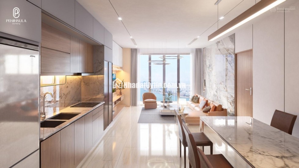 Giá chỉ 3,x tỷ nhận nội thất cao cấp, căn hộ 2PN view pháo hoa Peninsula Đà Nẵng