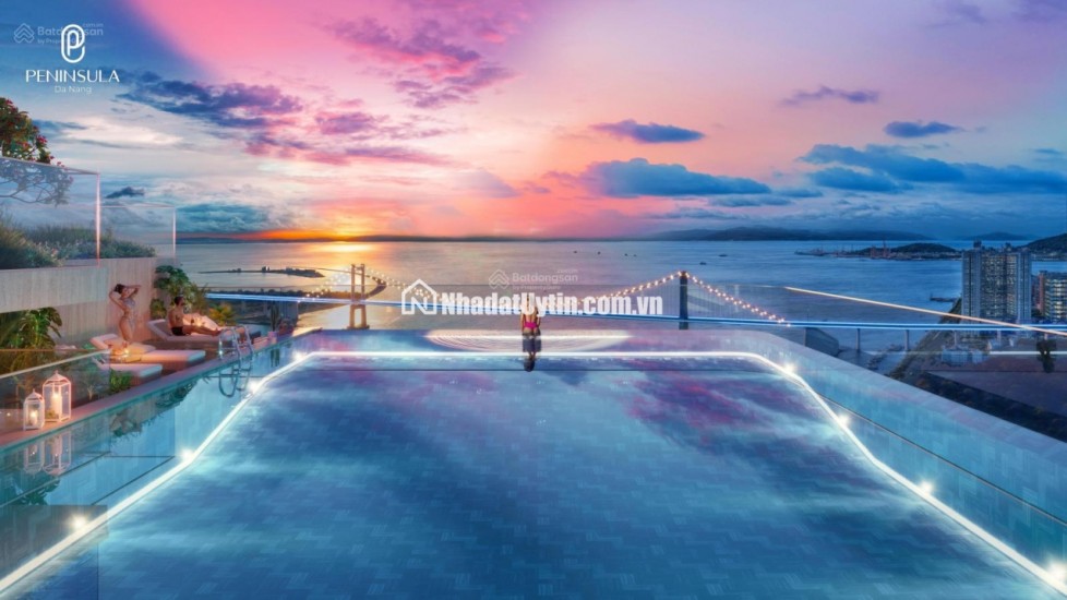 Giá chỉ 3,x tỷ nhận nội thất cao cấp, căn hộ 2PN view pháo hoa Peninsula Đà Nẵng