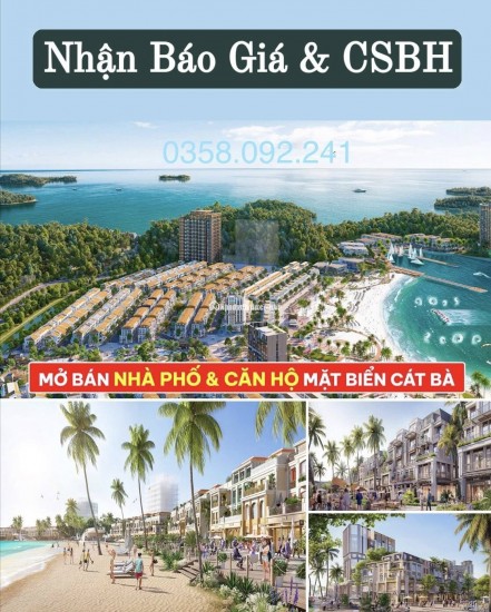 Mở bán toà the xanh 2 – Dự án Xanh Island cát bà “Chạm tới thiên đường nghỉ dưỡng giữa lòng di sản”