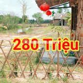 280 Triệu sang Tên 1000m2 có Thổ Cư, Gần DT 818, mỗi tháng trả thêm 3 triệu