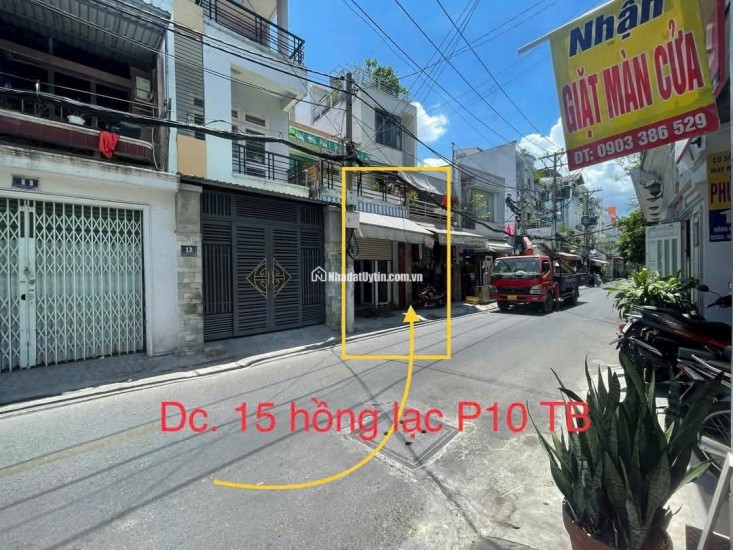 Bán Nhà Mặt Tiền Đường Hồng Lạc, P.10, Tân Bình, 4.2x15m, 10.5 Tỷ