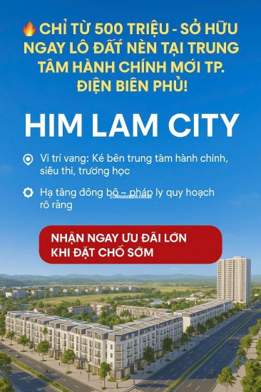 Bán đất nền khu đô thị him lam city