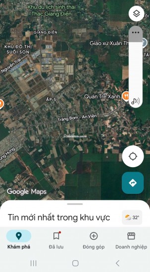 Bán lô đất cạnh bên giáo xứ Xuân An, 1 sẹc nhựa Phùng Hưng