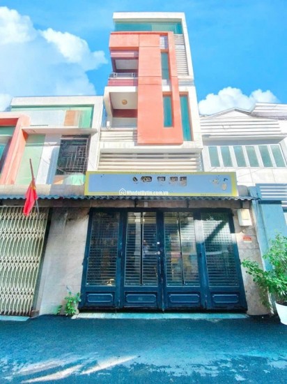 BÁN NHÀ GÒ VẤP HẺM XE TẢI THÔNG 80M2 5 LẦU NGANG 4.8M ĐANG KINH DOANH TRÀ SỮA