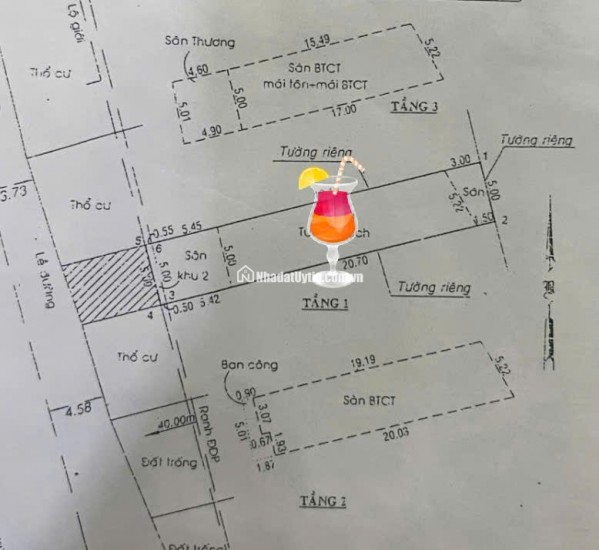 KẸT BANK GIẢM 2.5 TỶ MẶT TIỀN LÊ VĂN KHƯƠNG 170M2   NGANG 5M 3 LẦU