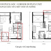 Chính chủ bán căn góc Duplex The Senique tầng đẹp view bể bơi và nhà hát Gia Lâm