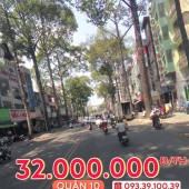 THUÊ NGUYÊN CĂN: từ 30.000.000 Đ/TH - MẶT TIỀN QUẬN 10 - ĐỊNH VỊ DỄ TÌM, KINH DOANH SẦM UẤT. LH: 0933910039