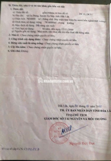 200 Hecta Đất Nông Lâm H. Ea Sup, Mặt Tiền QL 29, Giá Đầu Tư chỉ 25 tỷ